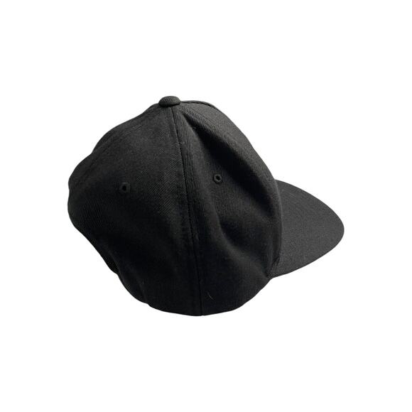 Hurley USA Flag Embroidered Black Snapback Hat Adjustable Flexfit Patriotic Cap - Picture 5 of 11